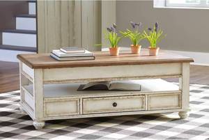 lot 20163 image: Signature Design by Ashley T523-9 Coffee Table  - Retail $300
