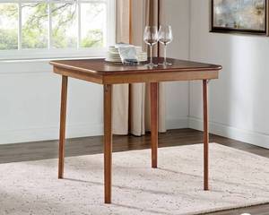 lot 20164 image: Premium folding wood table 32in - Retail $150