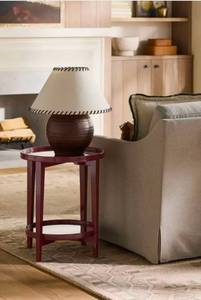 lot 20188 image: Round Double-Tier Side Table - Retail $145