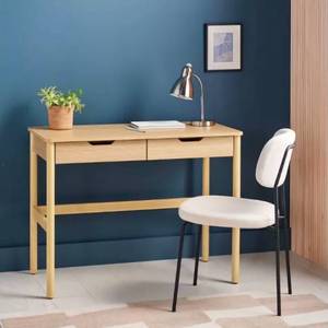 lot 20189 image: Modern Writing Desk with Storage Drawers - Retail $190