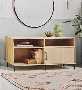 lot 20203 image: Room Essentials Mixed Material TV Stand - Retail $135