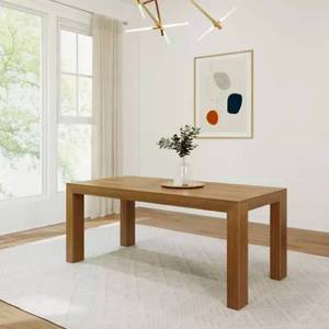 lot 20227 image: Maxwood Pecan Brown Dining Table - Retail $250