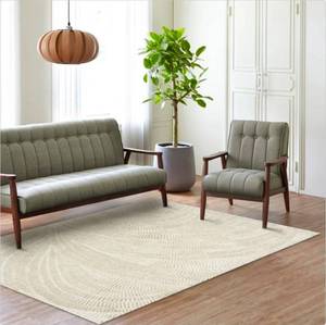 lot 19690W image: Icon Modern Geometric Circle Pattern Area Rug 5x7 - Retail $299