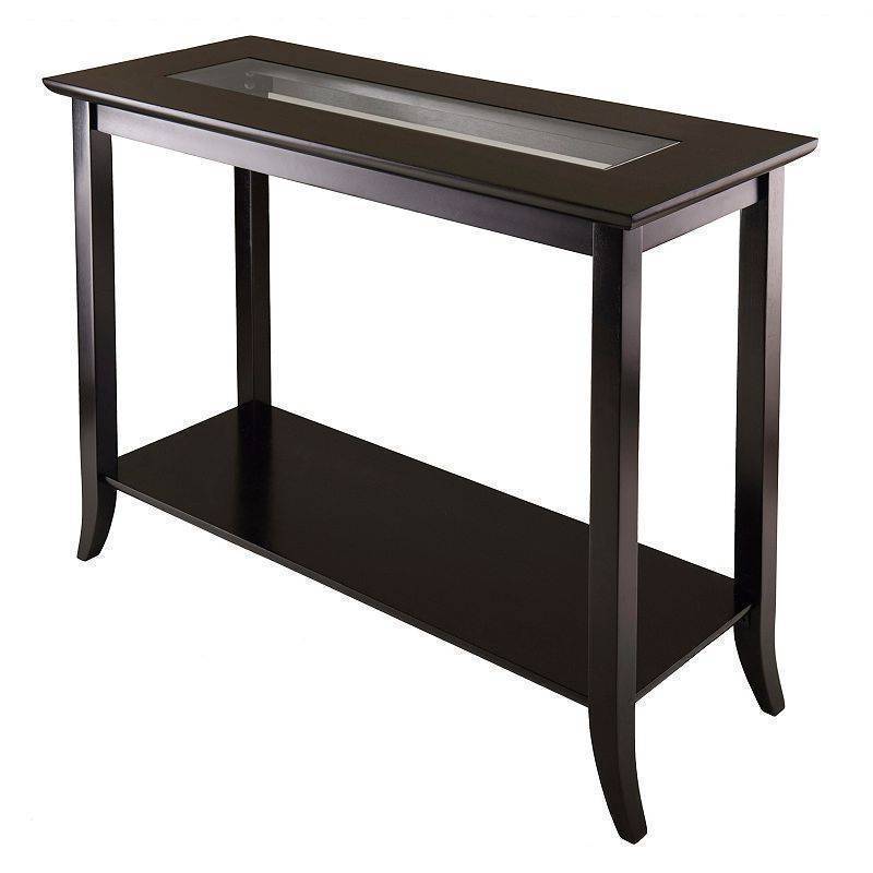 lot 20169 image: Winsome Genoa Console Table  Espresso Finish - Retail $358