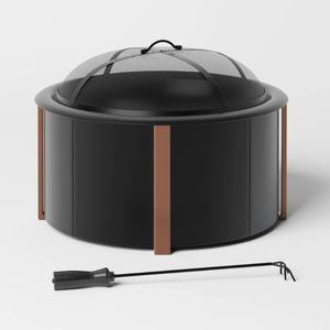 Wood Burning Fire Pit Black - Thresholdâ¢ - Retail: $250