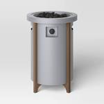 20lb Column Propane Fire Pit Gray - Thresholdâ¢ - Retail: $250