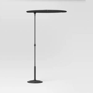 lot 20490 image: 4 Round Outdoor Patio Sun Shade Umbrella Black - Room Essentials�� - Retail $40
