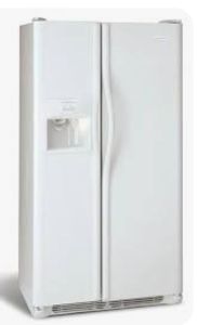 lot 20519 image: Frigidaire Side-by-Side Refrigerator with Water Dispenser - Retail $200