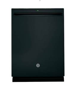 lot 20528 image: GE Black Built-in Dishwasher with Stainless Steel Interior - Retail $800
