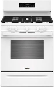 lot 20531 image: Whirlpool White Electric Range with Self-Cleaning Oven - Retail $400