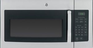lot 20536 image: GE Microwave Oven with Digital Controls Black - Retail $50