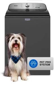 Maytag mvw6500mbko Top Load Washing Machine with Pet Pro System - Retail: $898
