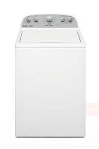 lot 20542 image: Whirlpool wtw4957pw Top Load Washing Machine White - Retail $600