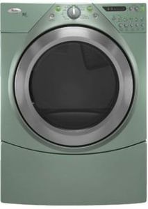 lot 20554 image: Whirlpool Duet Front Load Electric Dryer with Storage Pedestal - Retail $950