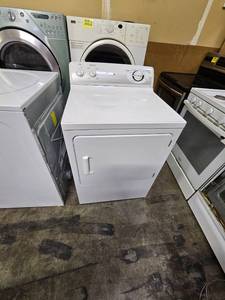 lot 20557 image: GE White Electric Clothes Dryer - Retail $450