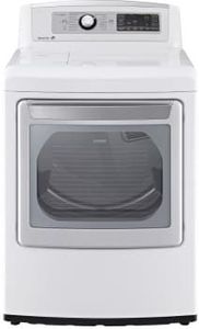 lot 20562 image: LG Large Capacity Electric Dryer with Sensor Dry Technology - Retail $700