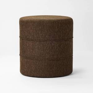 lot 20581 image: Catalina Round Ottoman Brown - Threshold�� designed with Studio McGee - Retail $110
