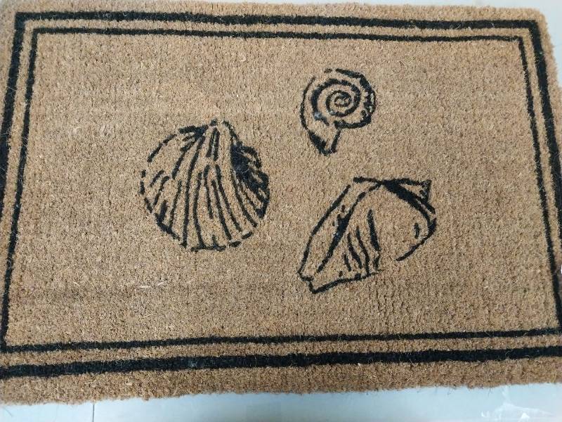 lot 18738 image: Vintage Style Dancing Figure Doormat