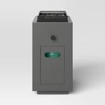 1lb Rectangular Fire Pit Gray - Room Essentialsâ¢&nbsp;