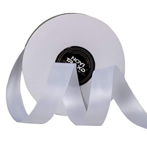 lot 1018265 image: NOYI TRAXD 20 Yards White 58 inch Wide Double Faced Polyester Satin Ribbon for Craft,Wedding,Gift Wrapping,Bow Making & Other Projects - Retail $10
