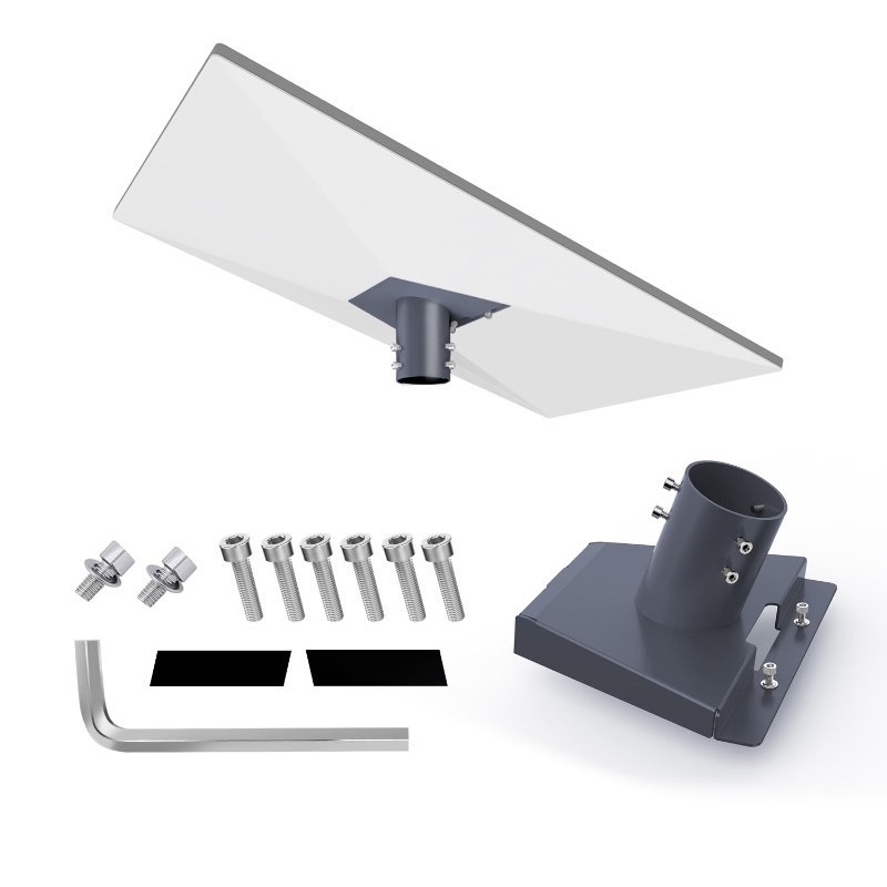 lot 1019391 image: Starlink Gen 3 Mount,for Starlink Gen 3 Standard Dish Antennas,Starlink Standard V3 Roof Mount Adapter for Pole Mounting,Wall Mounting(Gray) - Retail $30
