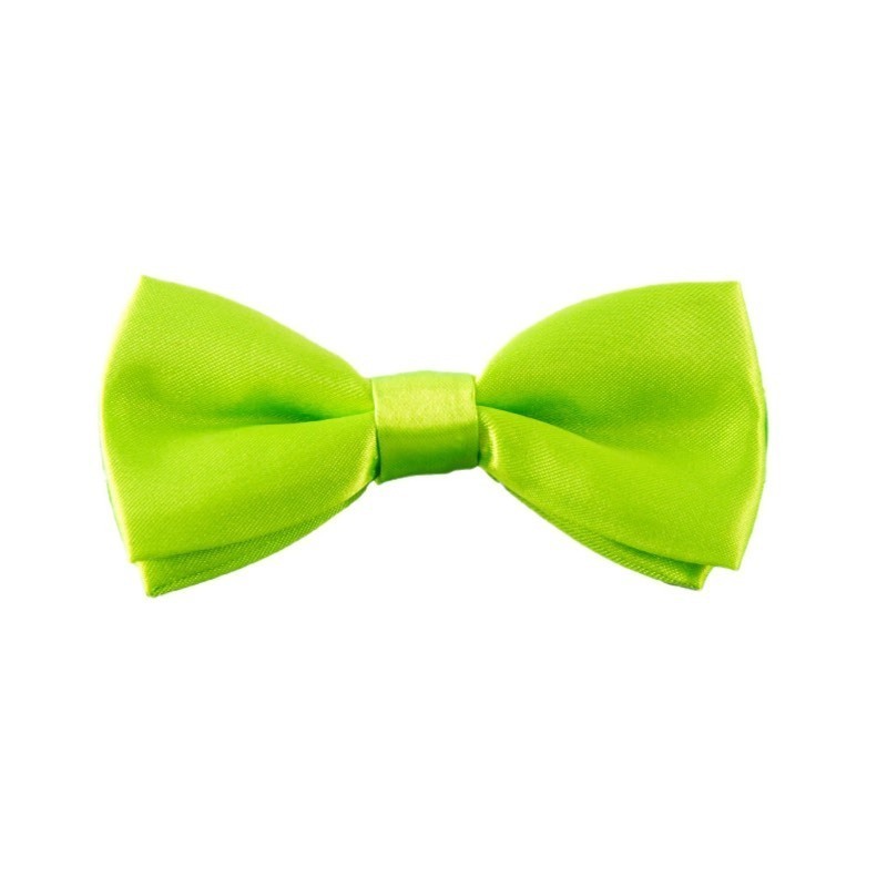 lot 1020114 image: Bwerfuet Classic Adjustable Neck Bow Tie - Solid Color Satin Bow Tie for Boy Wedding Party Dress Up (Green) - Retail $4