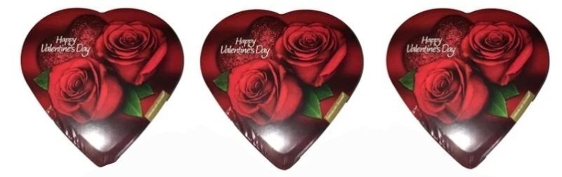 lot 1020266 image: Heart-Shaped Valentines Day Rose Design Balloon Pack 3pack - Retail $12