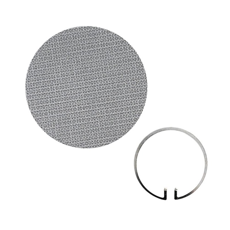 lot 1022130 image: watchget 53mm Espresso Puck Screen and Circlip Kit Basket Cap Replacement of 9Barista Espresso Machine, 1.7mm Thickness Reusable Stainless Steel Professional Barista Filter Mesh - Retail $6