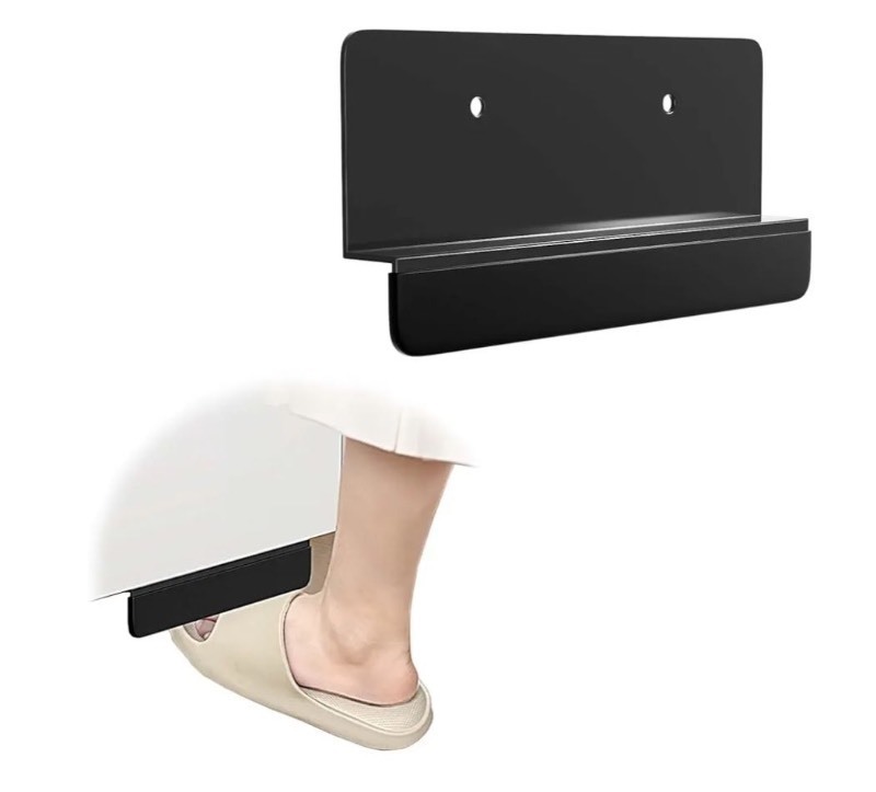 lot 1022372 image: ADAH Hands-Free Cabinet Foot Pull for Trash Drawer, Suitable for Full Overlay Cabinet Design - Retail $14
