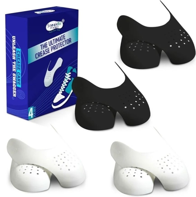lot 1022543 image: Crease Protectors for Air Force 1 Shoes, Dunk Low, 4 Pairs Sneaker Crease Guard Womens 5-8.5 - Retail $27