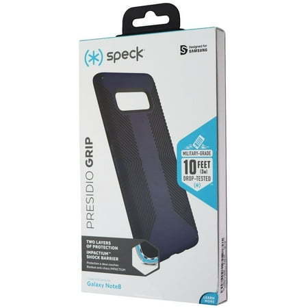 lot 1022559 image: Speck Presidio Grip Case for Samsung Galaxy Note8 - Eclipse BlueCarbon Black - Retail $1,330