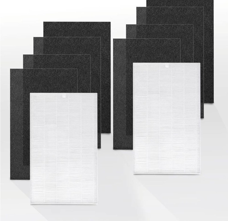 lot 1022570 image: 1216L H13 True HEPA Replacement Filter, Compatible with AP-1216L, 2 Stages with H13 True HEPA and Activated Carbon Filter Set (2 Pack) - Retail $63
