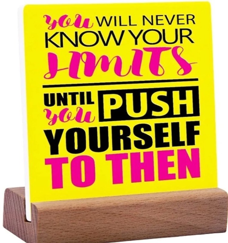 lot 1193027 image: Motivational Desktop Quote Stand - Retail $15