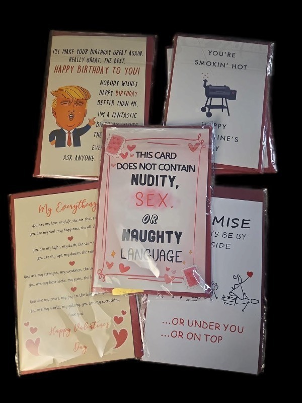 lot 1193157 image: Assorted Humorous Greeting Cards Collection - Retail $15