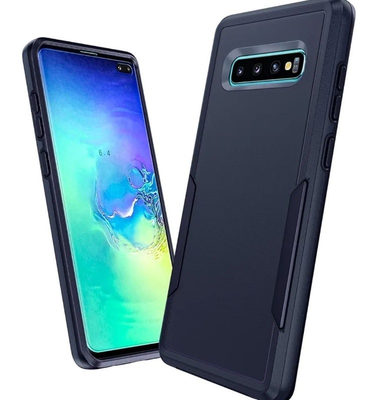 lot 1193187 image: LeYi for Samsung Galaxy S10 Plus Case Dual Layer Galaxy S10 Plus Case, 360°Protect Rugged Fallproof Commuter Matte Non-Slip Cell Case Cover for Samsung S10 Plus, Blue - Retail $8