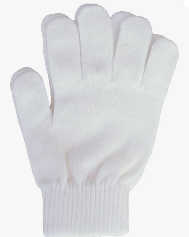 lot 1193287 image: A&R Sports Knit Gloves, White, One Size - Retail $5