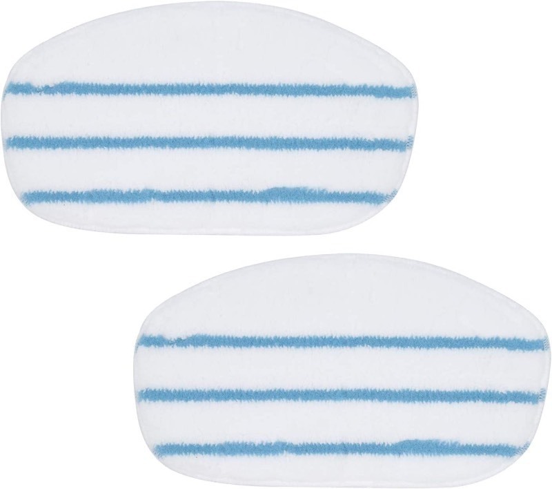 lot 1193473 image: 2 Pack Replacement Steam Mop Pads, Compatible with PurSteam ThermaPro 211 10-in-1 Steam Mop Cleaner - Retail $10