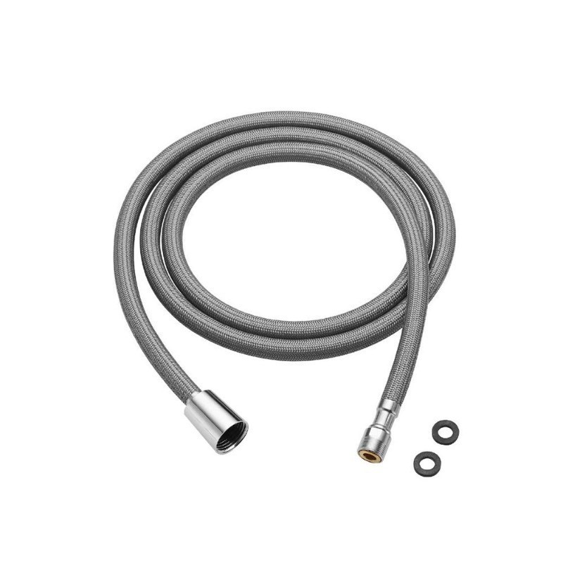 lot 1193540 image: Sensun Kitchen Faucet Pulldown Replacement Spray Hose Pull Out Replacement Hose Gray - Retail $10