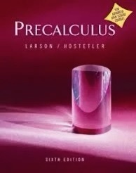 lot 696009 image: Precalculus Textbook - LarsonHostetler 6th Edition