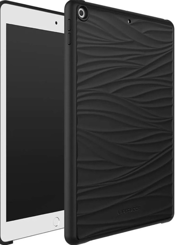 lot 1194112 image: LifeProof WAKE SERIES Case for iPad 7th, 8th & 9th Gen (10.2 Display - 2019, 2020 & 2021 version) - BLACK - Retail $23