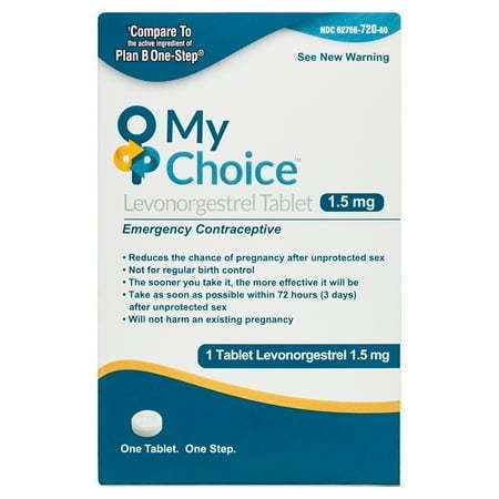 lot 1194321 image: x2 My Choice Emergency Contraceptive Tablet - Retail $14
