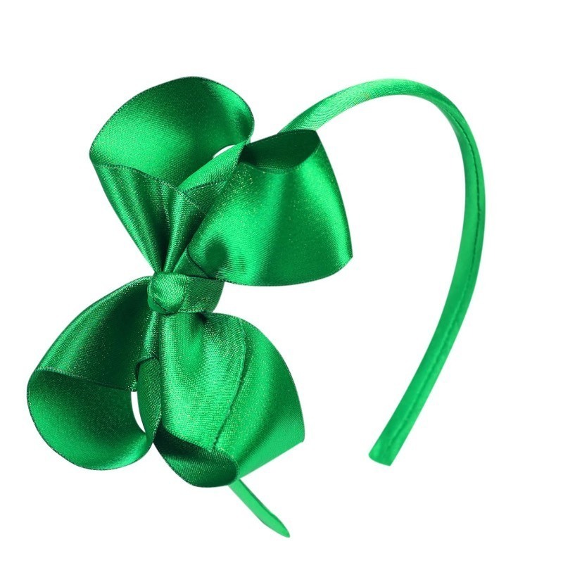 lot 1194322 image: Boutique Hair Bow Headbands for Kids, Toddlers, and Girls - Green - Retail $7