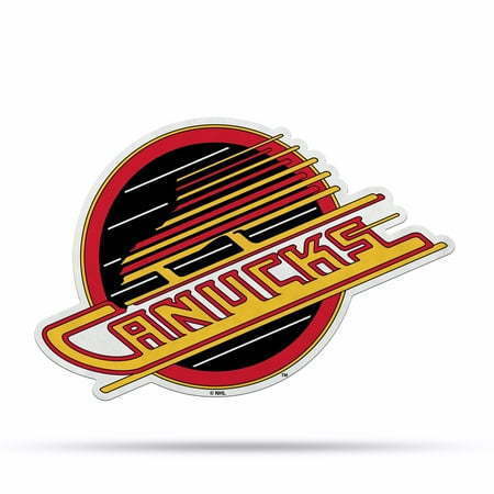 lot 1194521 image: Rico Industries Vancouver Hockey Retro Shape Cut Pennant - Home and Living Room D�cor - Soft Felt EZ to Hang - Retail $15