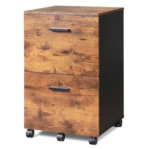 lot 28035 image: DEVAISE 2 Drawer File Cabinet, Mobile Printer Stand, Wood Filing Cabinet