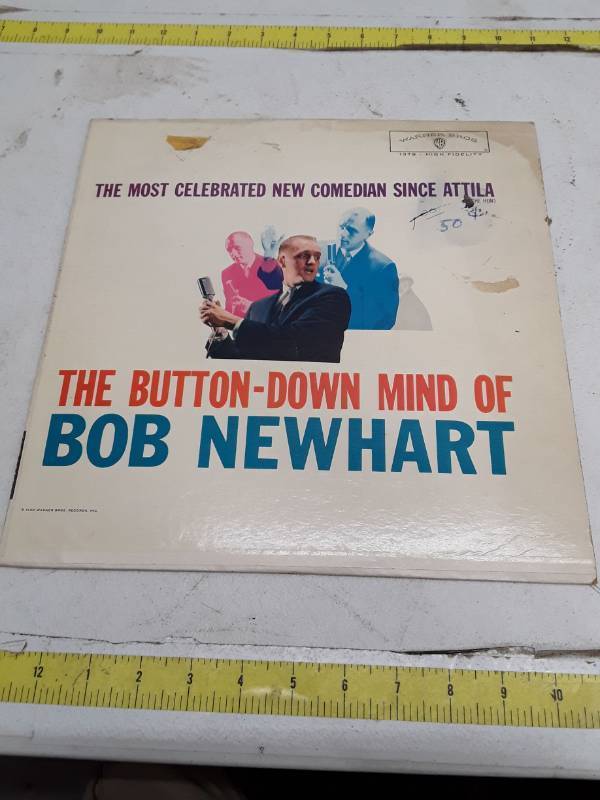 lot 33313 image: The Button-Down Mind of Bob Newhart Vinyl LP