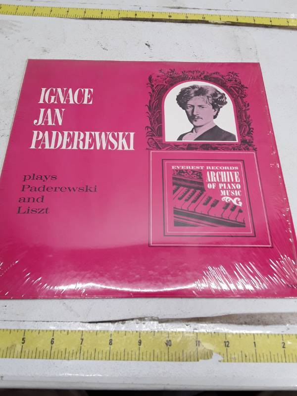 lot 33318 image: Ignace Jan Paderewski Plays Paderewski and Liszt - Everest Records Archive LP