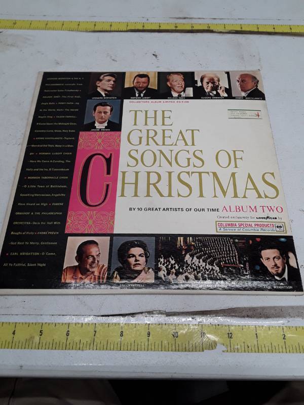 lot 33320 image: The Great Songs of Christmas Album Two - Vintage Columbia Special Products LP