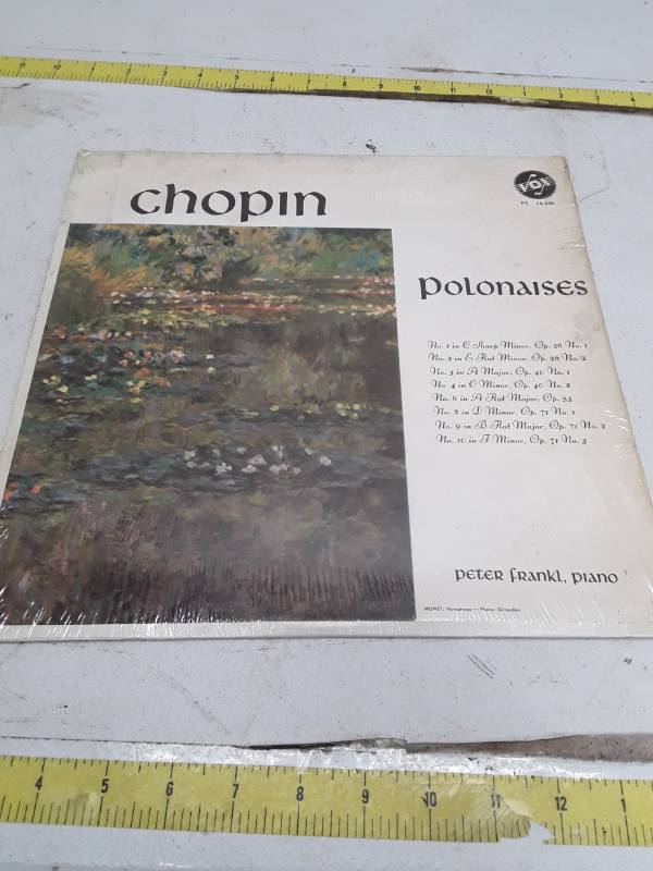 lot 33323 image: Chopin Polonaises - Peter Frankl Piano VOX Vinyl Record
