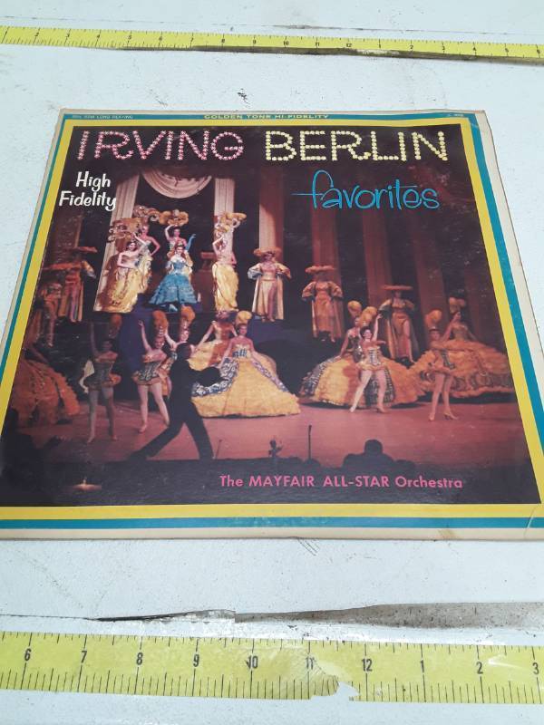 lot 33335 image: Irving Berlin Favorites - Vintage Vinyl by Mayfair All-Star Orchestra