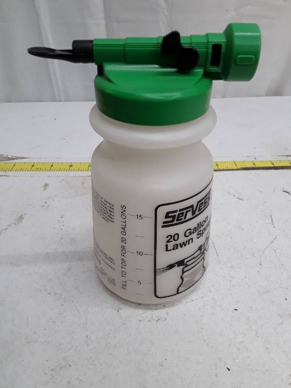 lot 33353 image: Servess 20 Gallon Lawn Sprayer